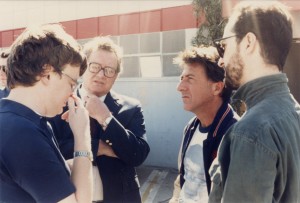 Kim Peek meets Dustin Hoffman who plays him in the film Rainman